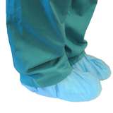 SCR200 Series Anti-Skid Polypropylene Blue Shoe Covers, Large, 50PR/BG, 4BG/CA redirect to product page